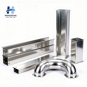Bandeja de Cables Industrial de Alta Resistencia, Tipo Canal con Fondo Sólido, 1200 mm de Ancho x 6000 mm de Longitud, Acero Inoxidable 304/316 Electrogalvanizado - Product Image 1