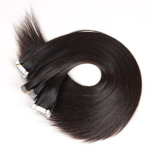 Extensions de cheveux chinois Remy invisibles à faire soi-même, bandes adhésives Skin Weft Ins XS, modèle de cheveux sans couture toutes couleurs - Product Image 1