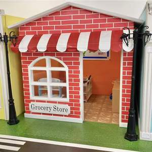 BEILAI Nuevo Material, Juego de Imitación Realista de Ciudad, Juego de Roles para Niños, Área de Juegos Interior Suave para Niños Pequeños - Product Image 1