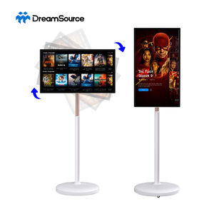 Tablette TV 23,8/27/32 pouces, écran tactile intelligent Android, support TV rotatif pour utilisation en intérieur, TV portable 1080p 4K/2K - Product Image 1