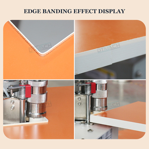 Enchapadora de Cantos Manual y Automática DTMACH KN700 KN620 para Madera, Chapa, EVA y Pegamento PUR, Recortadora de Cantos Curvos - Product Image 2