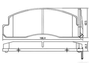 Plaquettes de frein à disque D1550, fabricant d'équipement d'origine, haute performance, qualité supérieure, en vrac, 04465-36020 - Product Image 6