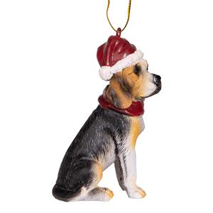 <span class=keywords><strong>Beagle</strong></span> Holiday Dog Christmas Tree Ornament Decoraciones navideñas, 3 pulgadas, a todo color - Product Image 3