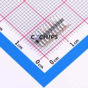 HX PZ1.27-1x10P WZ-P Pin Header Bent Lead Through Hole,P=1.27mm Connector 1x10P 1.27mm Pin Header Right Angle Insert - Product Image 1