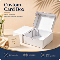 Boîte d'expédition en carton ondulé personnalisée