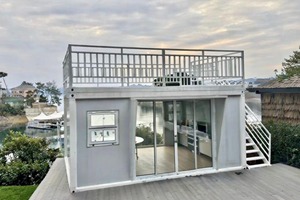 Rooftop + washroom 20FT Container Pod, Adjustable Mobile accessory building-New - Product Image 4
