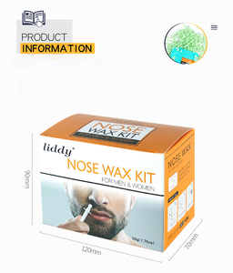 Depilación de la nariz Cera Nariz Hombres Recortador y Cera Frijoles Herramienta de limpieza Juego de eliminación rápida facial - Product Image 1