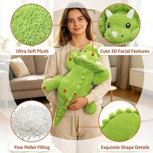 Peluche di <span class=keywords><strong>dinosauro</strong></span> personalizzabile con logo, simpatici dinosauri volanti verdi, <span class=keywords><strong>rosa</strong></span>, blu, bianchi, cuscini lunghi, grandi bambole di peluche per dormire - Product Image 2