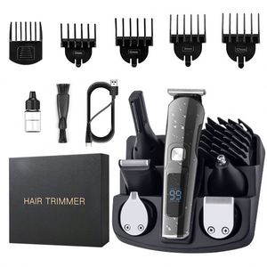 Tondeuse à cheveux électrique multifonctionnelle étanche rechargeable Ufree avec moteur à balais, ensemble intelligent pour la maison avec écran numérique - Product Image 4