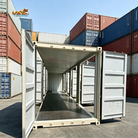Conteneur maritime en acier à parois ouvertes de 40 pieds, certifié ABC, avec 8 portes latérales, chargement et déchargement multi-positions, type High Cube