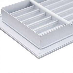 เครื่องปรับอากาศพร้อมตะแกรงอลูมิเนียมแบบตรงขนาด 0, 15 และ 30 องศา พร้อมใบพัดแบบติดตั้งตายตัวและตะแกรงระบายอากาศสำหรับช่องระบายอากาศ - Product Image 3