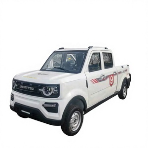 Camion électrique hybride à quatre roues, entièrement fermé, pour adultes, à double rangée de sièges, utilisable pour le transport de passagers et de marchandises. - Product Image 1