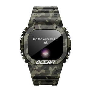 Reloj Inteligente Ruidun OCEAN Personalizado con Llamadas Bluetooth, Monitor de Ritmo Cardíaco, Brújula, Calendario, Resistente al Agua IP68, Cuadrado, <span class=keywords><strong>Control</strong></span> <span class=keywords><strong>Remoto</strong></span> Magnético - Product Image 4