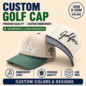 High Quality 5 Panel Solid Color Camouflage Waterproof Golf <b>Cap</b> Custom Embroidery Logo Low MOQ OEM Laser Perforated <b>Quick</b> <b>Dry</b> - Product Image 1