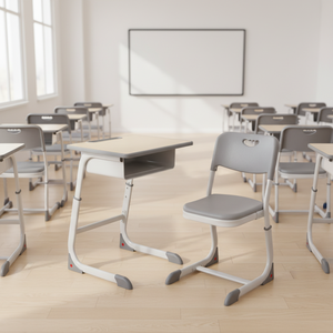 <span class=keywords><strong>Muebles</strong></span> Escolares Personalizados Económicos y Duraderos, Conjunto de Escritorio y Silla <span class=keywords><strong>para</strong></span> Estudiantes, Escritorio y Silla Escolar Modernos Individuales <span class=keywords><strong>para</strong></span> Aula - Product Image 4