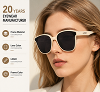 Lunettes de soleil polarisées carrées rétro, monture intégrale en polycarbonate, protection UV400, anti-éblouissement, unisexe, protection solaire, extérieur
