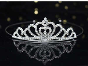 Bellworld all'ingrosso accessori per feste di compleanno per bambini corona fascia per capelli cerchio principessa per bambini tiara corona fascia per capelli per bambini - Product Image 3