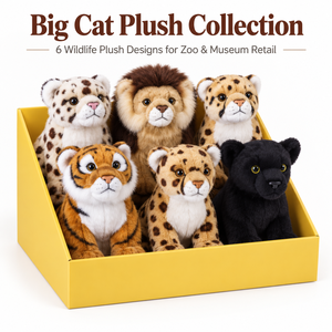Peluches Géantes Personnalisées : Lion, Tigre, Guépard, Léopard, Panthère Noire, Léopard des Neiges – OEM, ODM, Vente en Gros, Cadeau pour ZOO, Musée, Commerce de Détail, Usine - Product Image 1
