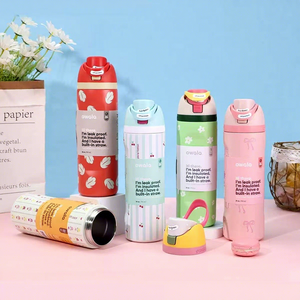 <span class=keywords><strong>Mug</strong></span> de voyage moderne grand format 24/30 oz avec paille, design de tasse à fruits portable - Product Image 3