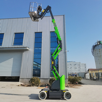 Tables élévatrices à bras droit et incurvé 28-30m, nacelle à chenilles remorquables