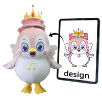 Costumes de mascotte en peluche douce personnalisés pour adultes - Promotion de dessins animés Dragon Lion Tigre Panda - Mardi Gras / Carnaval