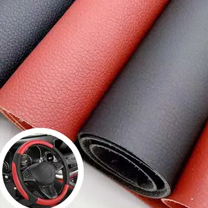 Free sample wholesale 1.2mm pebbled leather microfiber leather fabric for car seats and furniture sofas