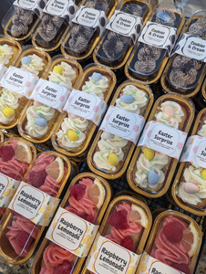 200ml Tin Foil Cup Haute Qualité Feuille D'aluminium Or <span class=keywords><strong>Noir</strong></span> Moules À Pain Offre Spéciale Durian Rôti Boîte avec Couvercle En Plastique Cuillère Étiquette - Product Image 4