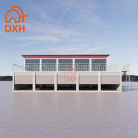 Casa Contenedor Modular de Diseño Moderno, Estructura Prefabricada, Resistente al Viento, para Comercio Minorista y Negocios de Catering