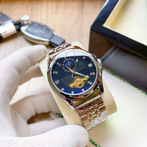 Reloj Mecánico Tourbillon Clásico con Diseño Hueco, Casual y Orientado a los Negocios, Elegante y Sofisticado, el Más Vendido en Todo el Mundo - Product Image 2