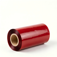 Cinta de Transferencia Térmica Plana (TTR) de Cera de Color Rojo, Azul y Verde, 110 mm de Ancho, Compatible con Impresoras de Etiquetas HP, Cinta de Nylon para Códigos de Barras