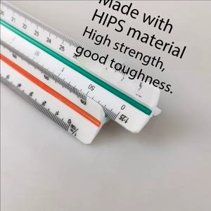 Regla Trigonométrica DF 81 de 30 cm, Regla de Dibujo con Escalas, Plantilla de Cartografía, Regla con Seis Escalas para Diseño de Interiores - Product Image 4