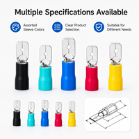 Terminal de Pala Aislado MDD, Conector de Desconexión Rápida para Cableado Eléctrico