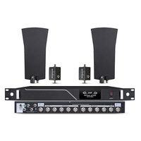 948-10 Système de distribution d'alimentation d'antenne 450 ~ 970MHZ Microphone sans fil UHF Répartiteur d'antenne 10 canaux Distributeur d'antenne