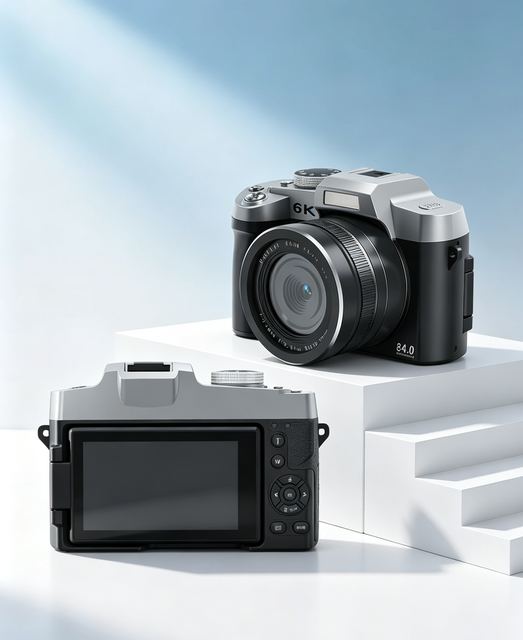 Retro 6K Digital Camera Camcorder 84MP 3.0" HD Touch Screen AF Webcam Support Time-Lapse & Slow Motion OEM/ODM