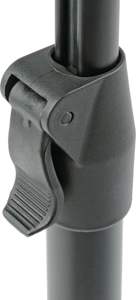 Quik Lok GS/508กีตาร์สีดำยืนพร้อมแอกล็อคตัวเอง11x11ซม. แผ่นยึด8.5ซม. อุปกรณ์เสริมเครื่องดนตรี - Product Image 2