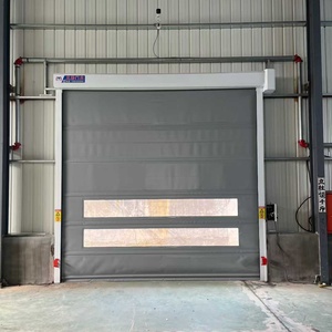 <span class=keywords><strong>Porte</strong></span> à enroulement rapide en PVC haute vitesse, automatique, commerciale, pour entrepôt, quai, ou portail - Product Image 4