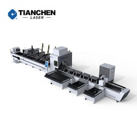 Machine de découpe laser à fibre multifonctionnelle pour tubes et tuyaux métalliques avec contrôle Cypcut et rail de guidage HIWIN Tianchen TM230A