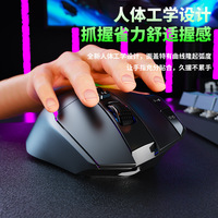 Souris de jeu E-sport G502X transfrontalière filaire à trois modes, macro RGB, photoélectrique, avec molette de contrôle tactile, pour cybercafé, USB, pour gaming