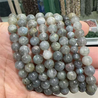 Bracelet en perles de cristal de quartz naturel transparent de 8 mm, fait main, bijoux en pierres précieuses pour la méditation, le yoga et l'énergie spirituelle