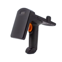 Lecteur portable RFID UHF R12 avec scanner de codes-barres, prise en charge de la sortie clavier USB/BT, scanner QR ISO 18000-6C, gestion des actifs et des stocks