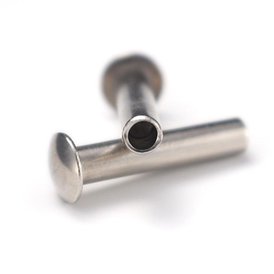 Rivet semi-tubulaire en acier inoxydable 304 à tête ronde GB873 M2 M2.5 M3 M4 M5 M6 M8, rivet à tête plate ronde - Product Image 1