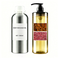Huile de massage corporelle OEM ODM à la cannelle et au gingembre, parfum longue durée, pour l'équilibre et l'éclat de la peau, huile essentielle