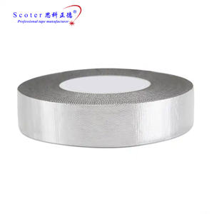 Cinta de papel de aluminio reforzada con tela de fibra de vidrio Cinta adhesiva de tela de fibra de vidrio resistente a altas temperaturas - Product Image 6