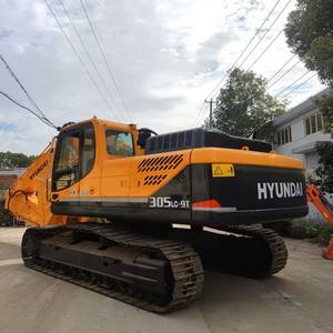 Orijinal HYUNDAI Kullanılmış 305LC-9T Ekskavatör İyi Durumda 30 Ton Paletli Kazıcı Pompa 196KW Güç 2020 Model Test Edilmiş İncelendi Sıfır Durumda - Product Image 5