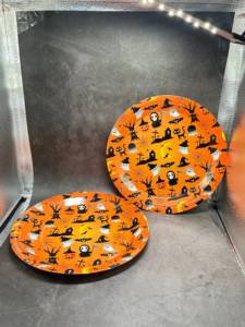 Platos de Papel Kraft Biodegradables de Grado Alimenticio de 8 Pulgadas, Aptos para Pizza/Sándwiches, Resistentes a Fugas, Certificados por la FDA para Uso en Restaurantes - Product Image 2