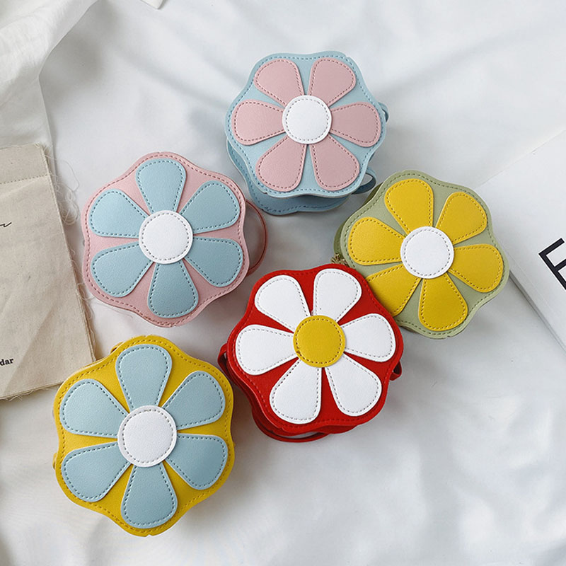 Сумка на плечо для маленьких девочек, Детская сумочка-тоут с цветами, детский саквояж кросс-боди для маленьких девочек