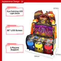 Jeux d'arcade Dragon's Bane, jeux de rachat de tickets, jeux de rachat de pièces, machine à pièces, jeux d'arcade à pousser