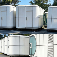 Capsule de camping préfabriquée de luxe moderne, système intelligent, alimentation solaire, pour hôtel, villa, appartement, parc