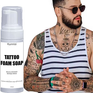 OEM yeni dövme Aftercare köpük organik vücut Piercing krem/jel nazik temizlik ve parlatıcı köpük tozu - Product Image 3