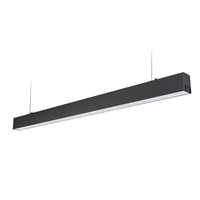 Profilé suspendu en alliage d'aluminium 1200mm 1500mm 1800mm, luminaire linéaire LED moderne pour bureau